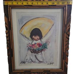 Signed Ted De Grazia Print From 1979