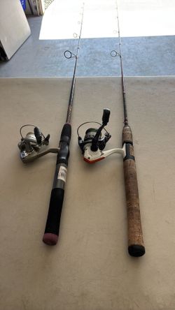 2 spinning rods