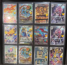 Pokemon 30th celebrations lot of 12 cards