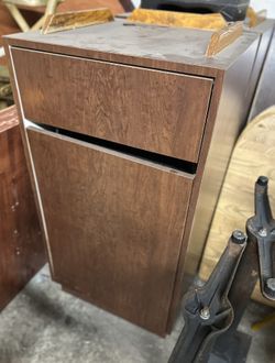 Used Trash Cabinet 