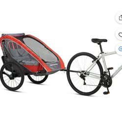 Schwinn Summit Deluxe Infant Unisex Trailer, Red