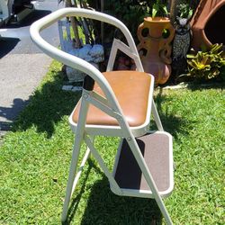 2 Tier Foldable Ladder 