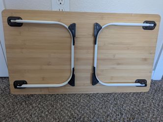 Folding Bamboo Lap Desk / Bed Tray – Great Condition