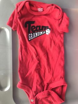 Baby onesie size 6 months and three months