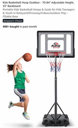 Adjustable Kids Basketball Hoop