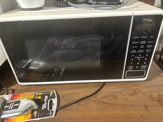 White microwave