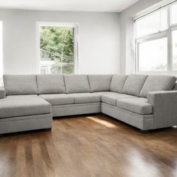 Bonaterra Grey Sectional Couch (50% OFF) - Retail 1.5k. We can deliver