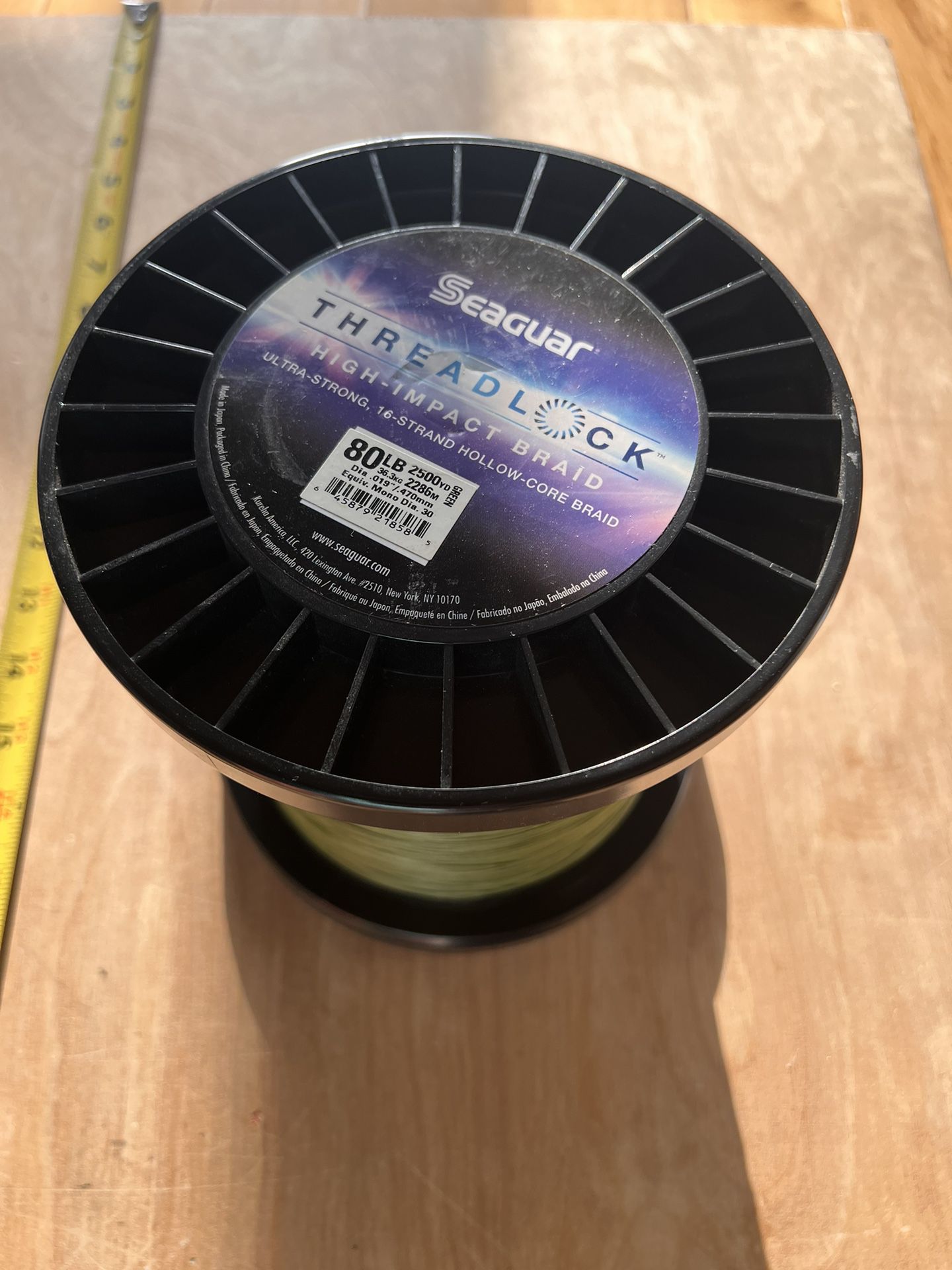Seaguar Threadlock Braided Line, 80 Lb Test, 16 Carrier Hollow Core, 2500  Yd Spool for Sale in South Pasadena, CA - OfferUp