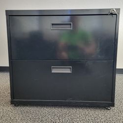 30" Wide 2 Drawer Metal File Cabinet