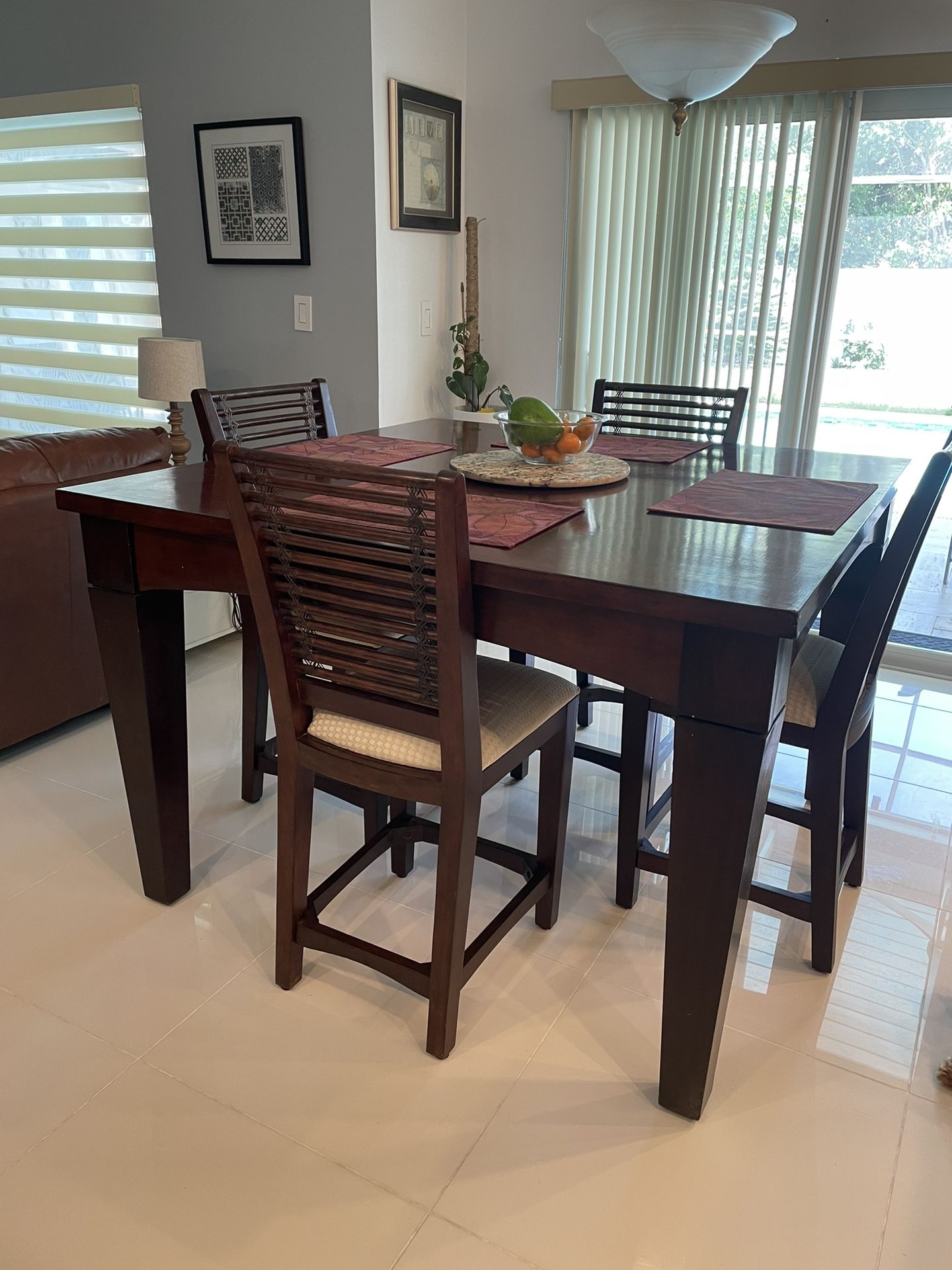 High Breakfast Table
