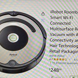 Roomba 677 — Robot Vacuum  $150 OBRO