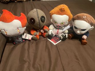 Horror Character Plush Toy Set of 4