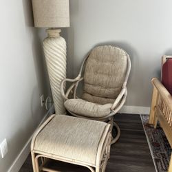 Antique Bamboo Chair 