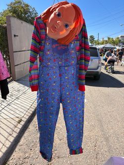 chuky custome kid Xl with mask /disfraz de chuky nuevo