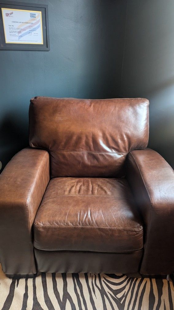 Italian Leather Recliner
