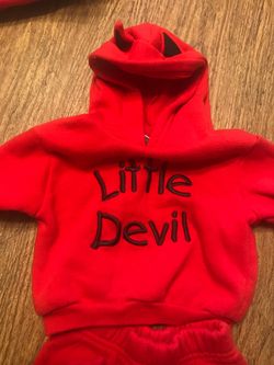 Little devil outfit 0/3 months