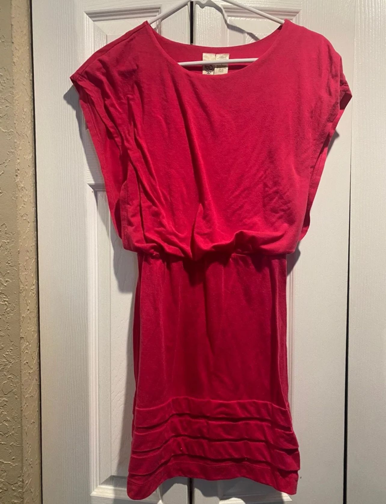 Size S pink dress  Pencil cut bottom and oversized top