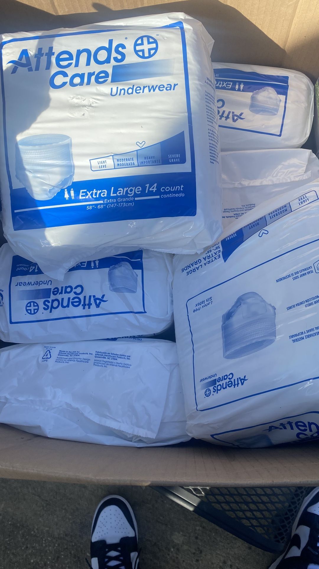 XL Attends Care adult Underwear 14 ct. 