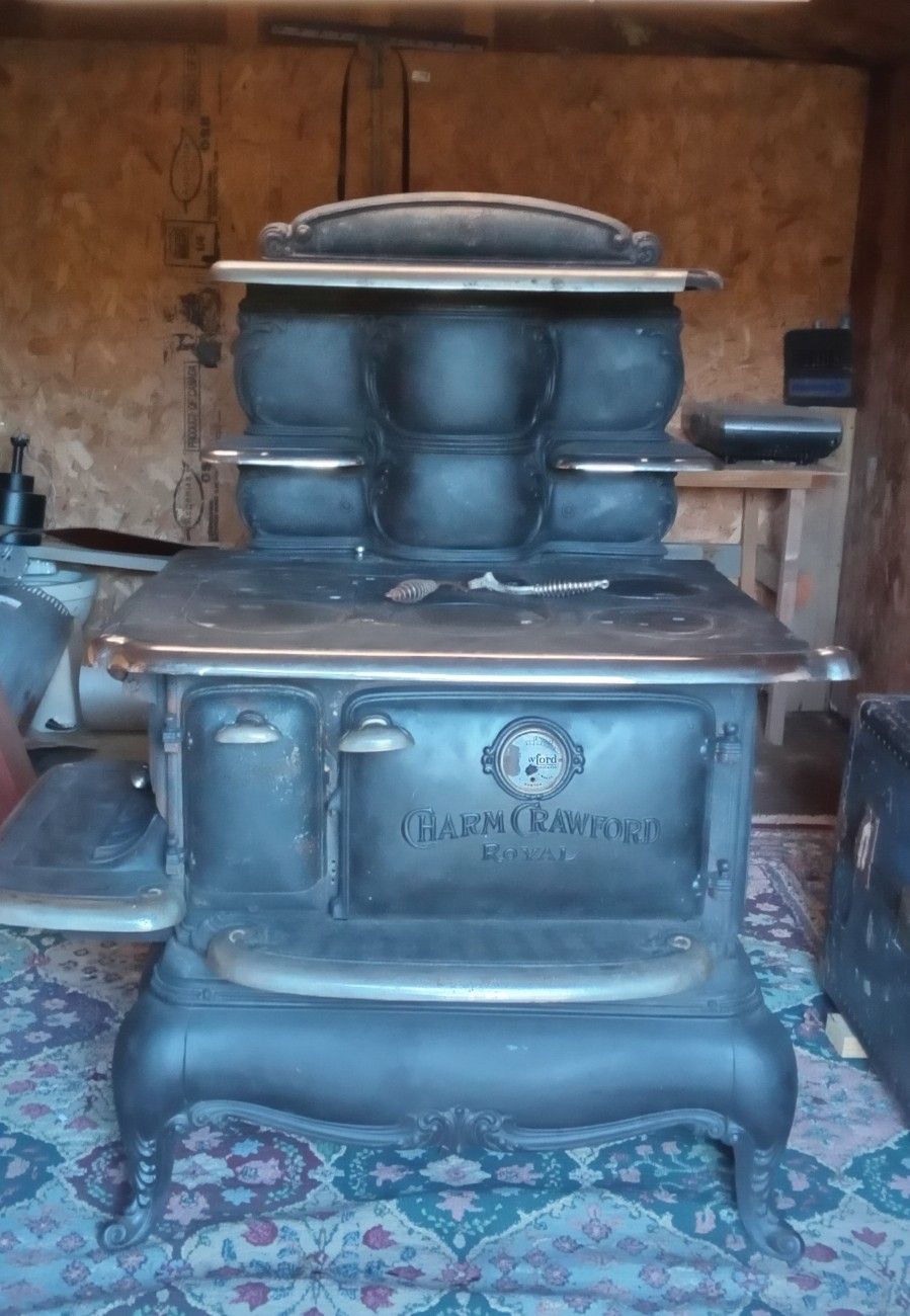 Charm Crawford Royal Wood Cook Stove 1920's