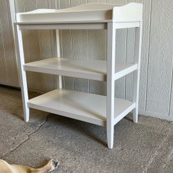 Pottery Barn White Solid Wood Changing Table
