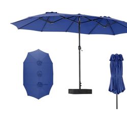     Large Double-Sided Patio Umbrella