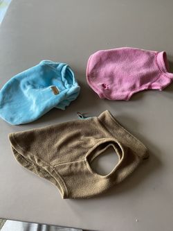 Three Small Dog Sweaters