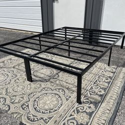 New In A Box King Size Platform Bed Frame 