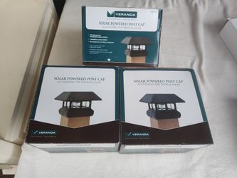 Solar Powered Fence Post Tops 