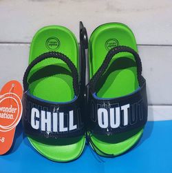 Toddler Boy's Beachwear Black Lime Sandals $3 each (two available in size 7/8)