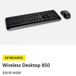 Wireless Keyboard and Mouse Bundle - Black