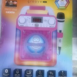 Singing Machine Portable Karaoke Machine for Adults & with Wired Microphone, ...