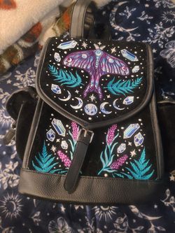 Restyle crystal moth backpack, never used