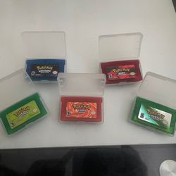New 6 Pokémon Games For The Gameboy Advance 