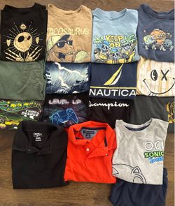 Boys short sleeve tops size 8