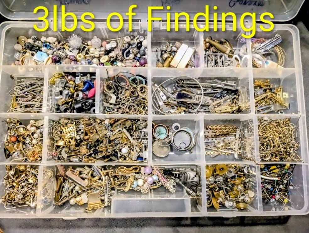 3lbs of Jewelery Findings