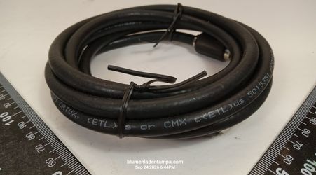 Pro-Grade RG6 Coaxial Cable with Weatherproof Connectors - 3ft