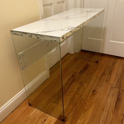 Marble Top Console Table 