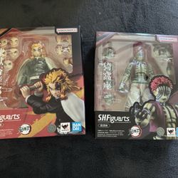 Shf Rengoku and Akaza