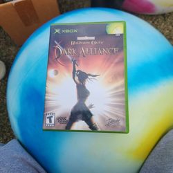 Baldur's Gate Dark Alliance Xbox  Game Disk