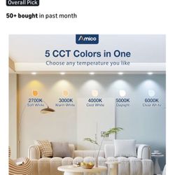 12 pack 4” led down lights 3 in 1