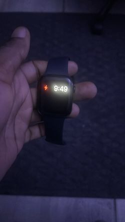 Apple Watch with Black Sport Band