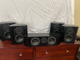Polk Audio High-end RM7500 5.0 Home theater speaker system (4 satellites and center)