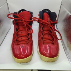 Nike Air Jordan 6 Rings Gym Red Basketball Shoes 322992-601 Mens Size 6.5 Y