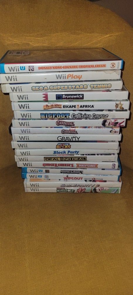 Wii Ganes Lot