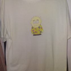 Vintage Rare 1998 South Park Kevin & Mephesto Comedy Central White T Tee Shirt Size XL