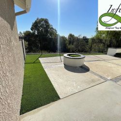 Synthetic Turf And Concrete