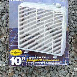 2 Speed Box Fan