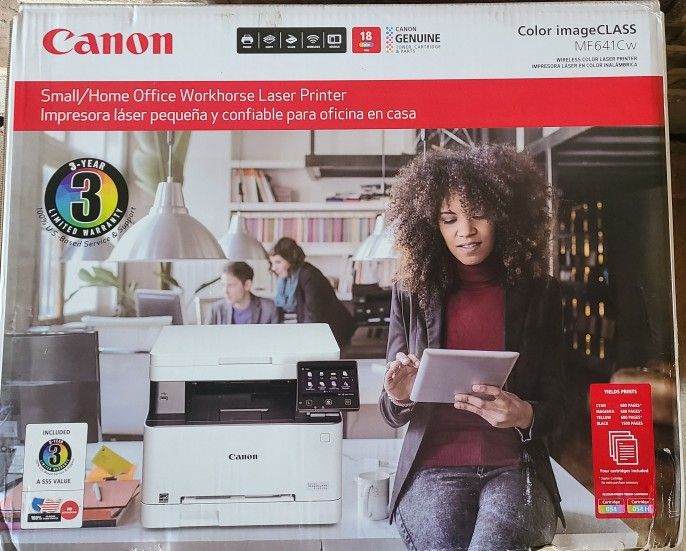 Canon Color ImageCLASS Mf641cw Laser Printer