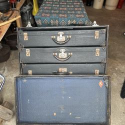 Rare 1920s Packard Auto Trunk 