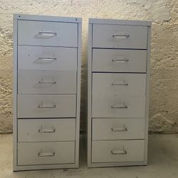 Metal Storage Cabinet IKEA - 2x